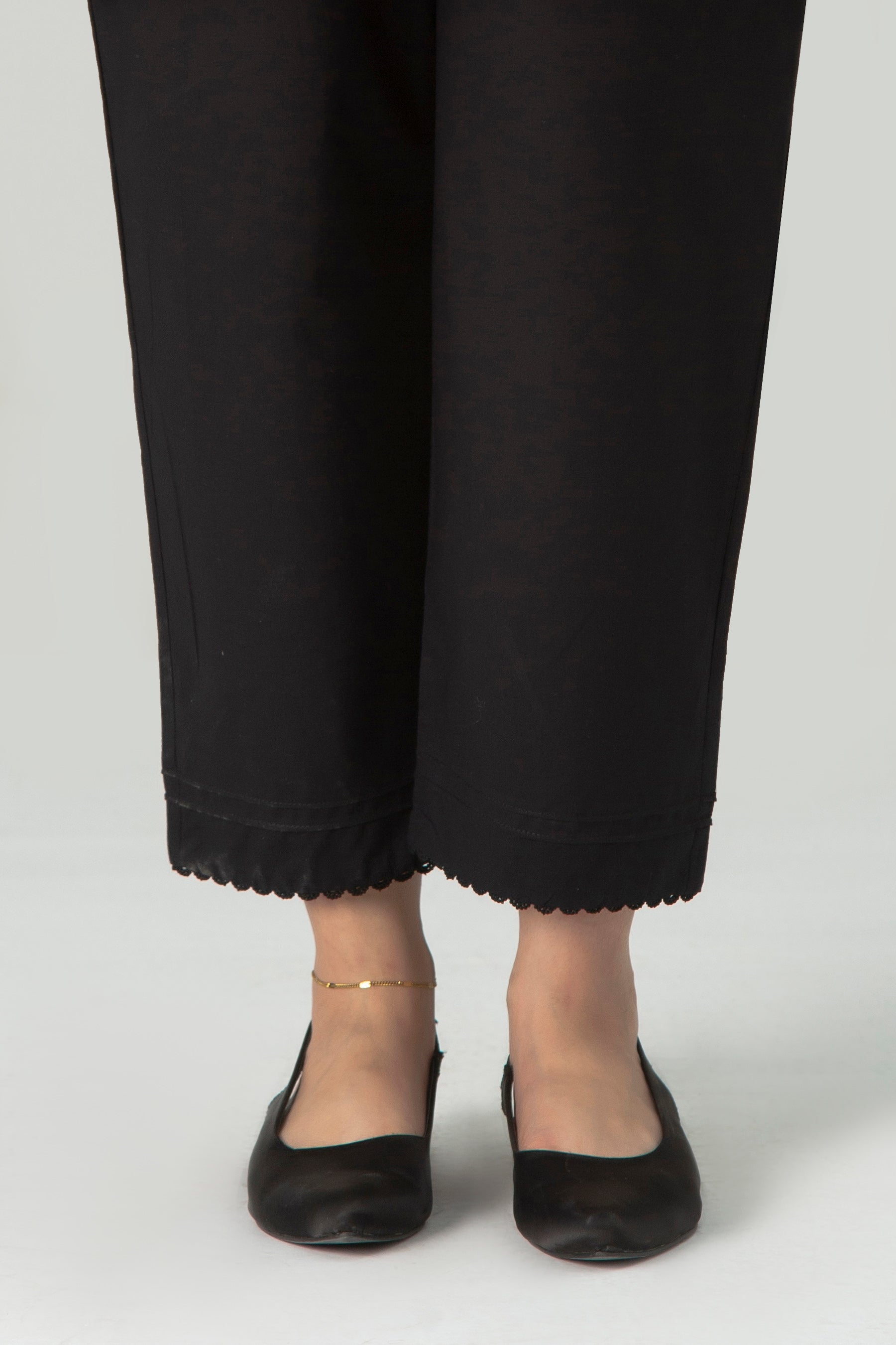 DYED CAMBRIC STRAIGHT PANTS