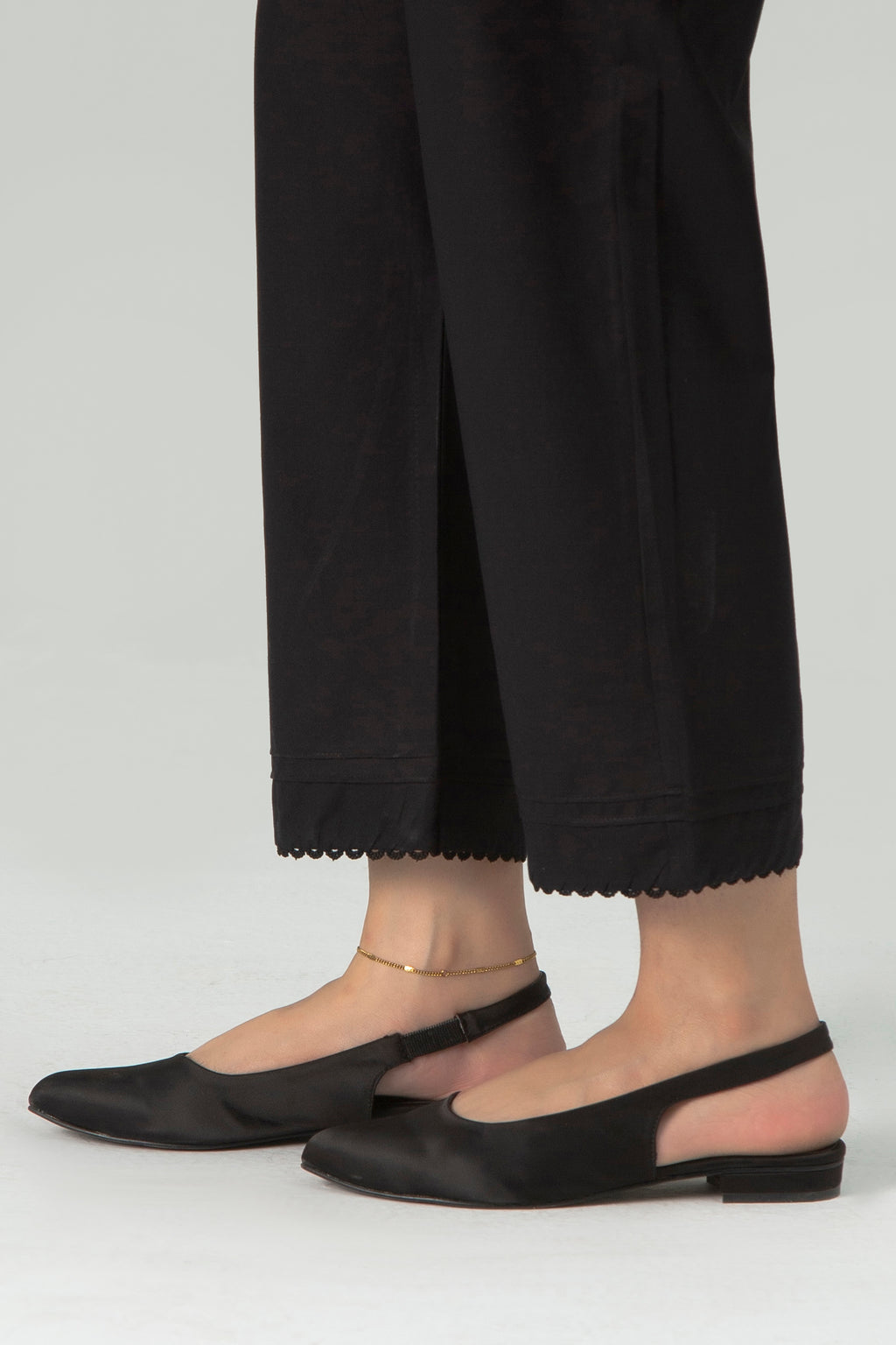 DYED CAMBRIC STRAIGHT PANTS