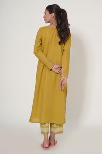Stitched 2 Piece Embroidered Cambric Suit