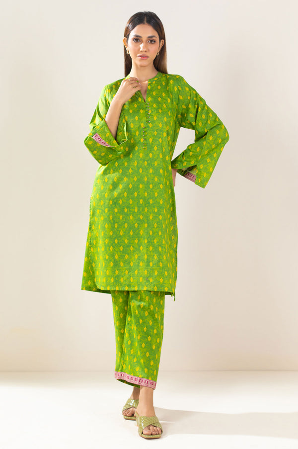 Stitched 2 Piece Printed Lawn Suit