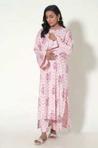 Stitched 2 Piece Printed Linen Viscose Suit