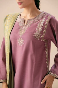 UNSTITCHED EMBROIDERED SHIRT BOTTOM SUIT