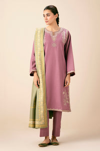 UNSTITCHED EMBROIDERED SHIRT BOTTOM SUIT
