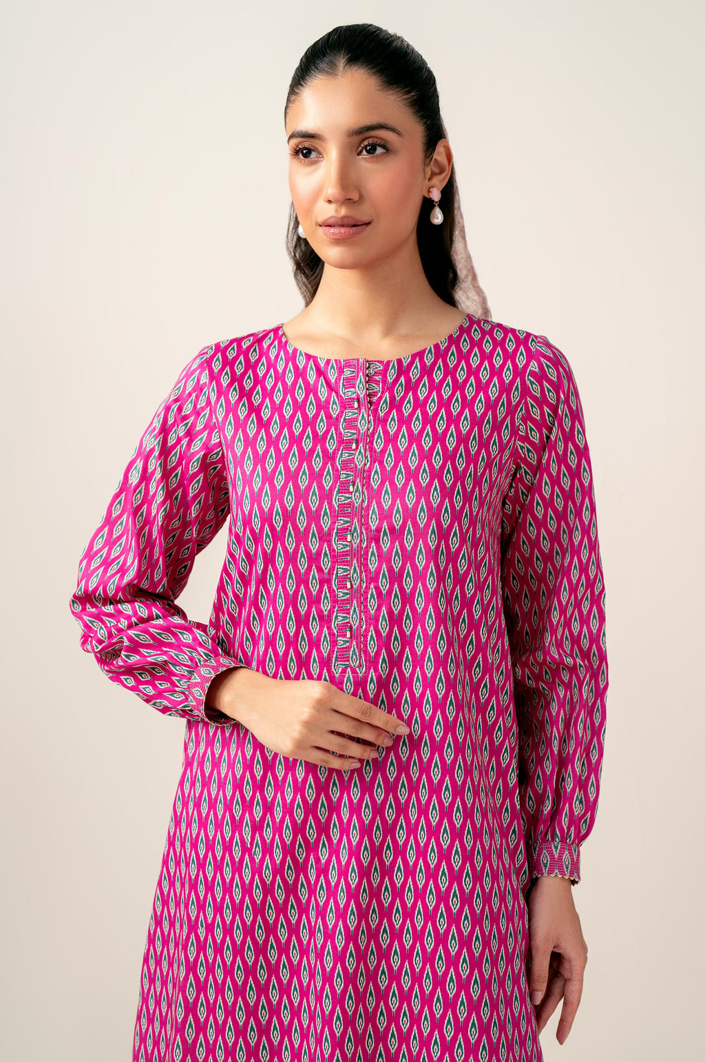Unstitched 2 Piece Printed Lawn Suit