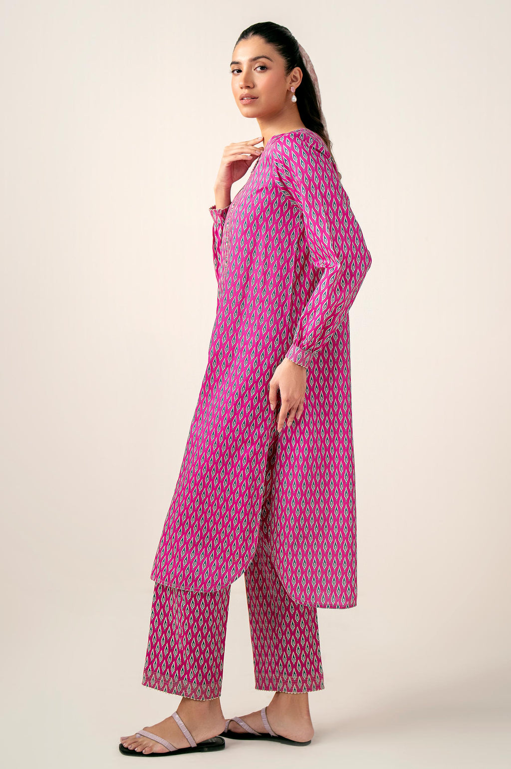 Unstitched 2 Piece Printed Lawn Suit