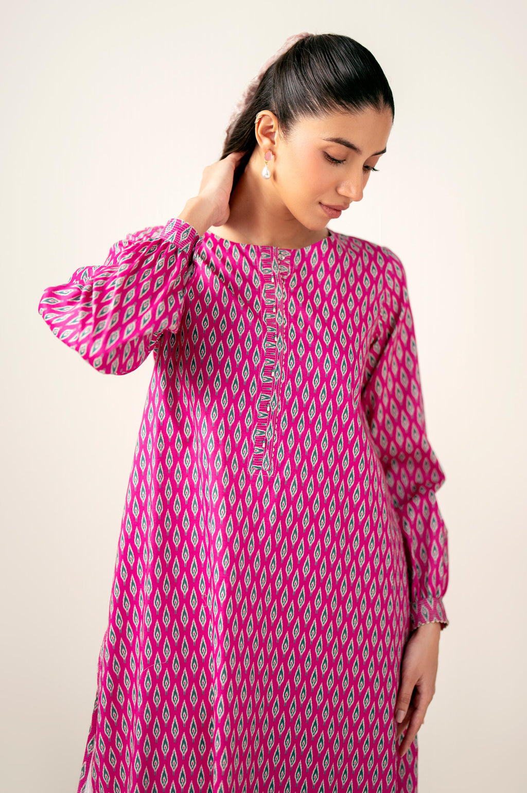 Unstitched 2 Piece Printed Lawn Suit