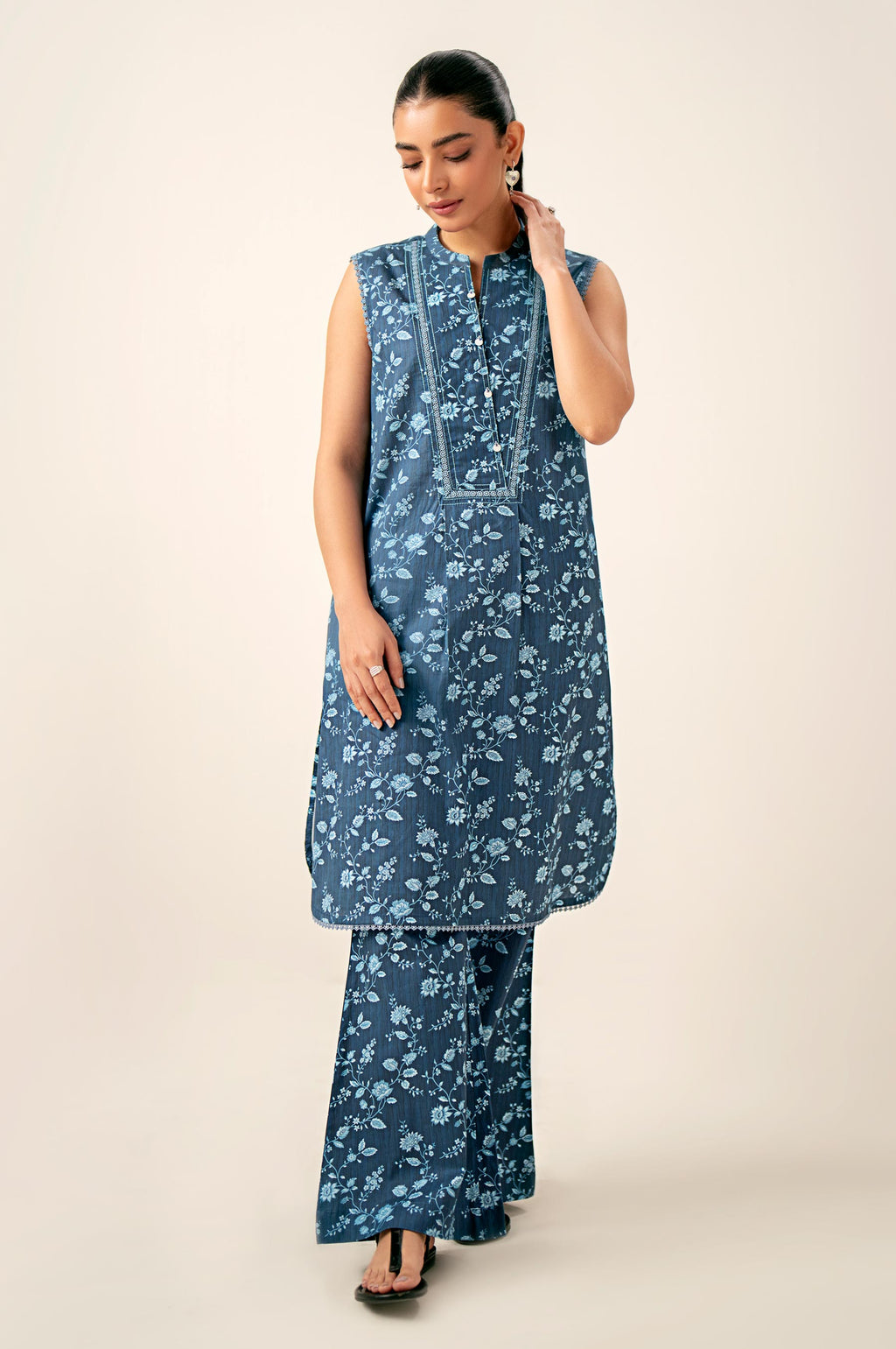 Unstitched 2 Piece Printed Lawn Suit