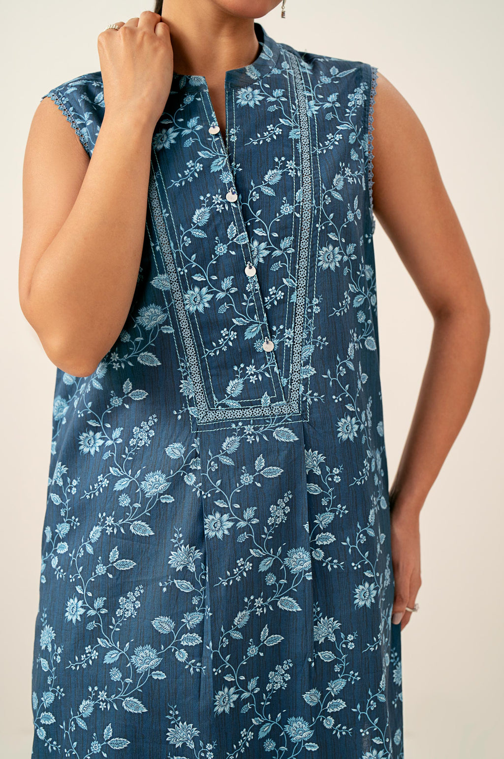 Unstitched 2 Piece Printed Lawn Suit