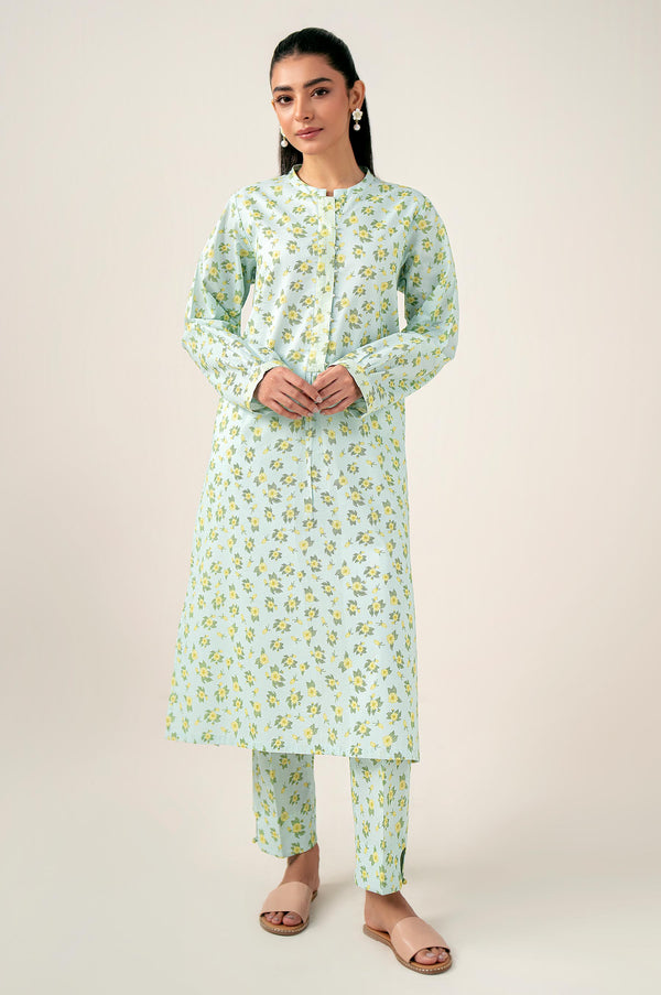 Unstitched 2 Piece Printed Lawn Suit