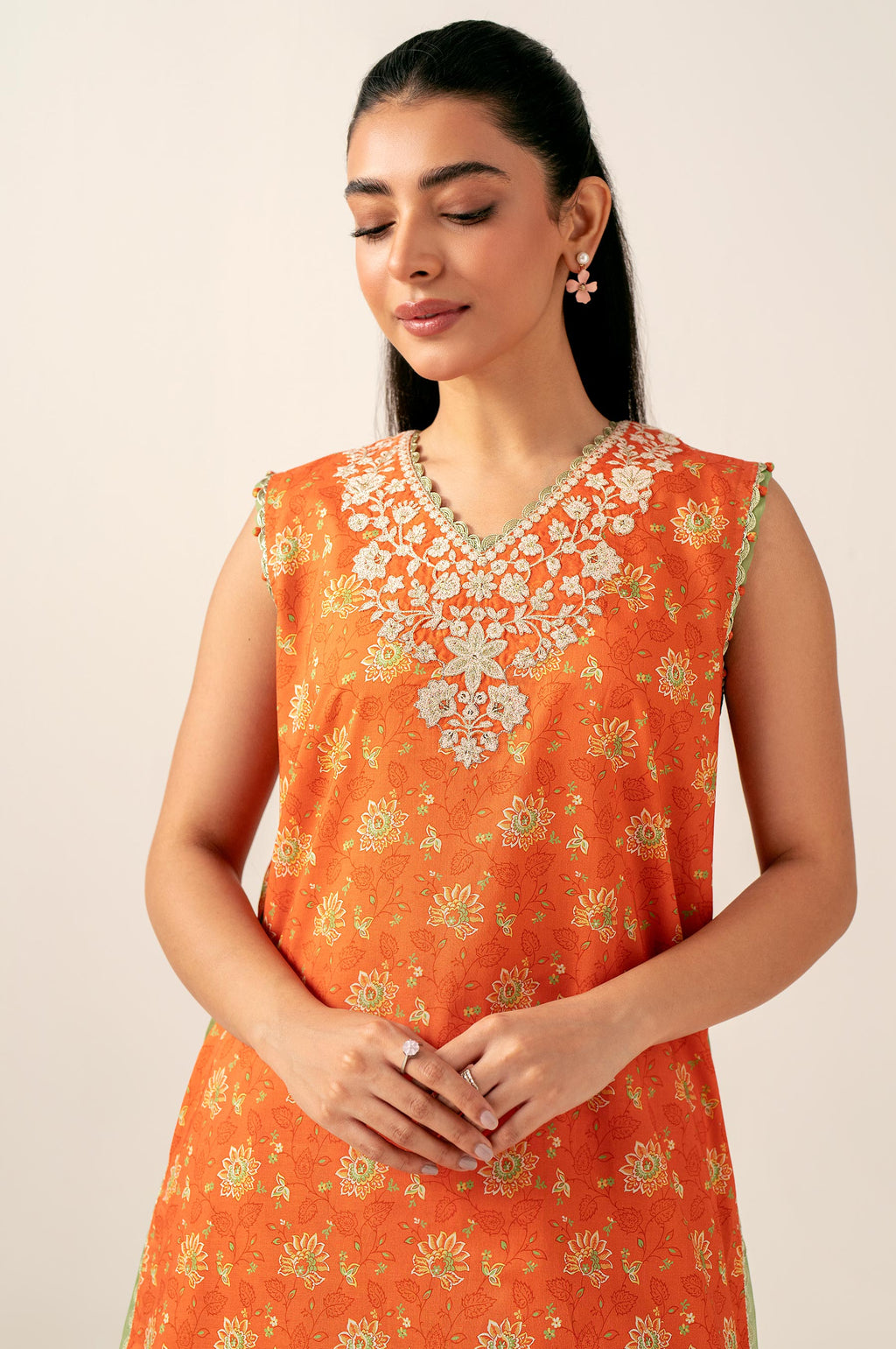 Unstitched 2 Piece Printed Lawn Suit