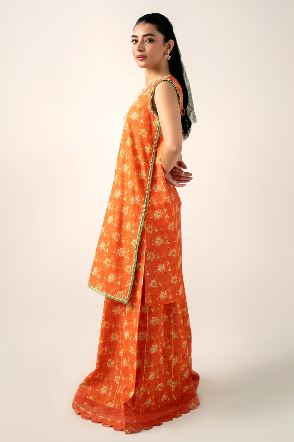 Unstitched 2 Piece Printed Lawn Suit