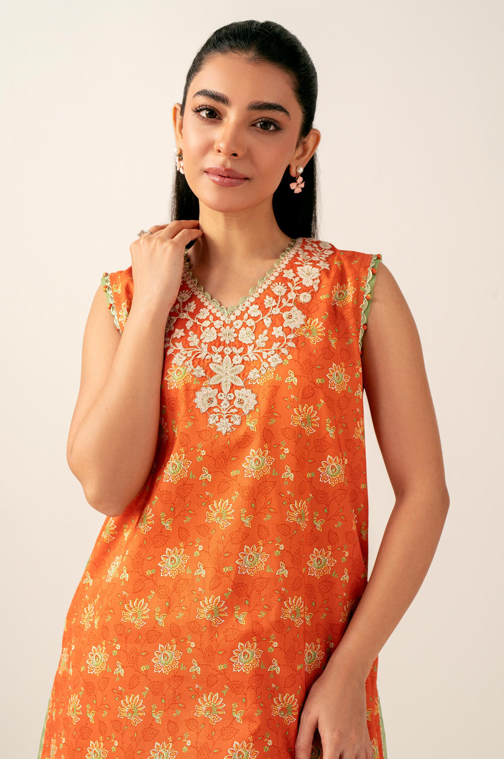 Unstitched 2 Piece Printed Lawn Suit