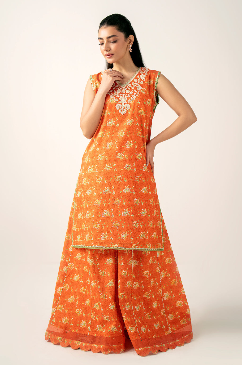 Unstitched 2 Piece Printed Lawn Suit