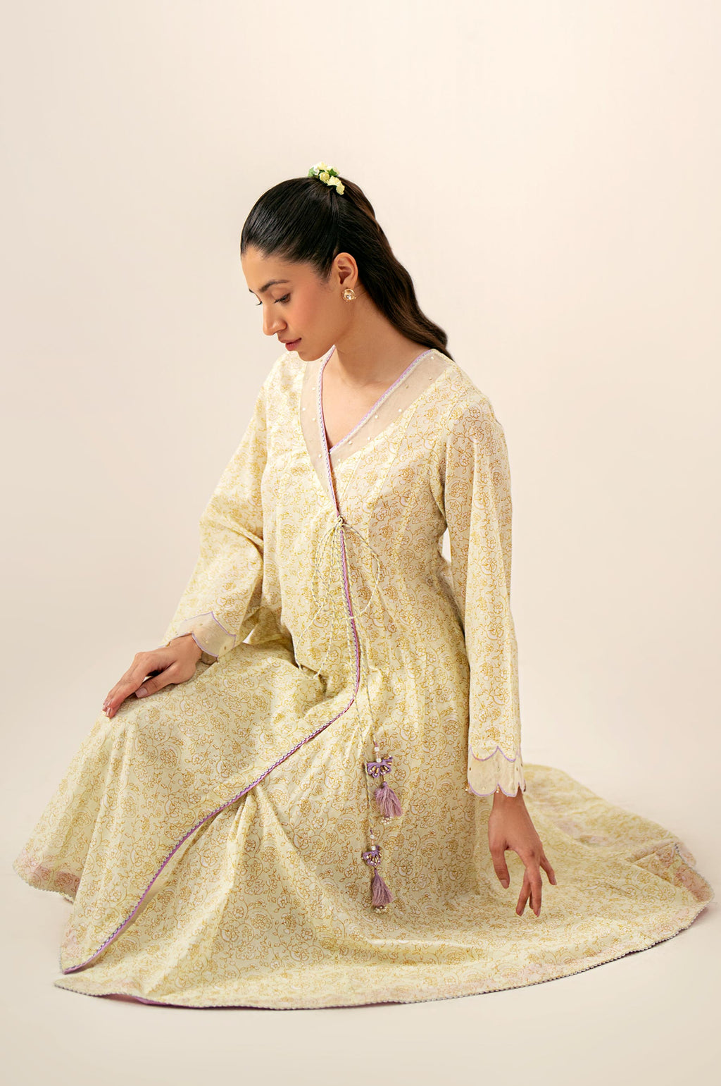 Unstitched 2 Piece Paste Printed Lawn Suit