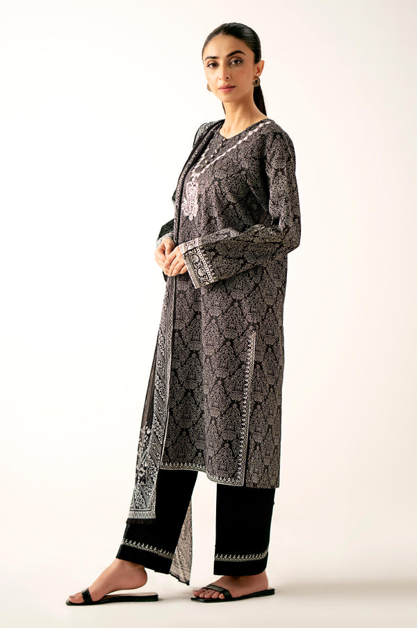 Unstitched 2 Piece Printed Lawn Suit