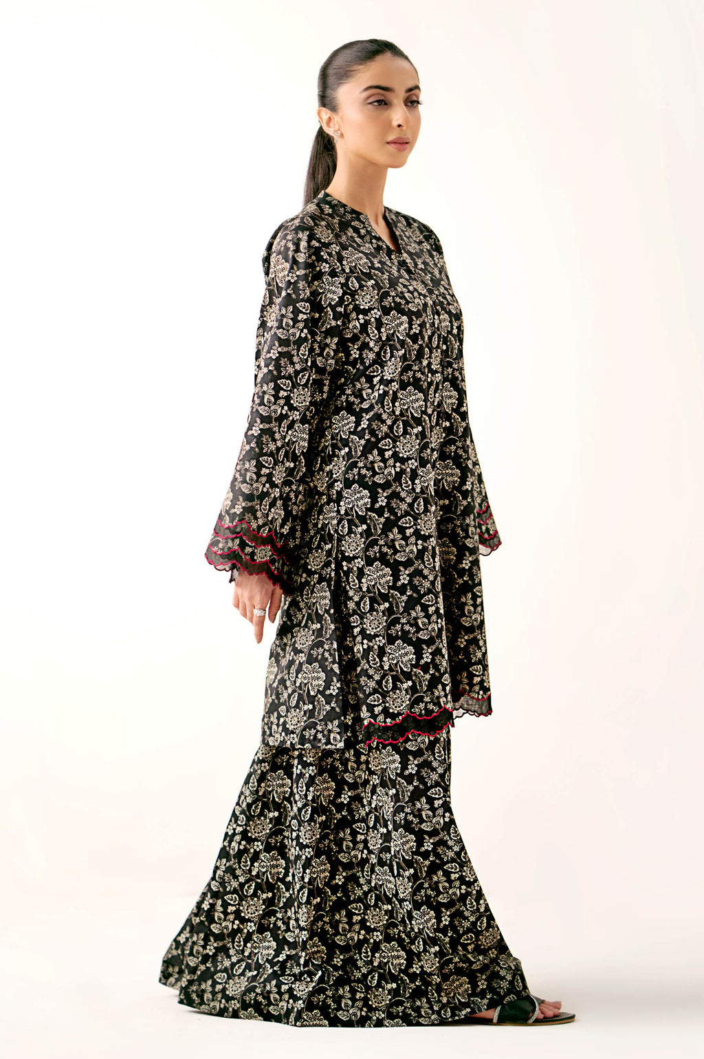 Unstitched 2 Piece Printed Lawn Suit