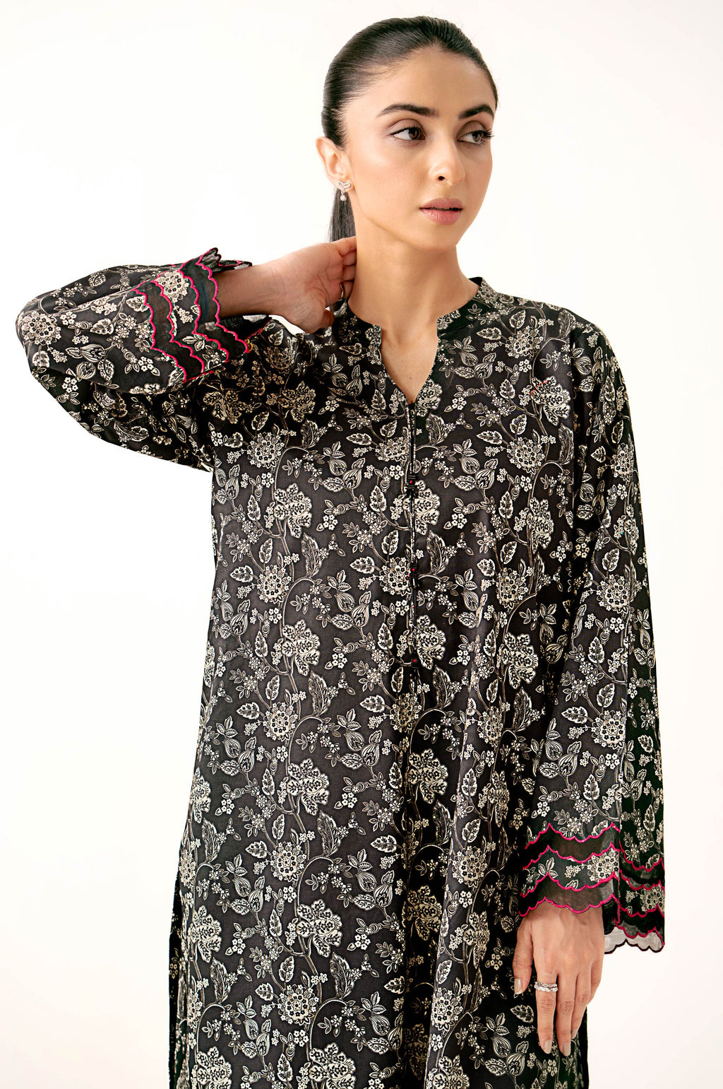 Unstitched 2 Piece Printed Lawn Suit