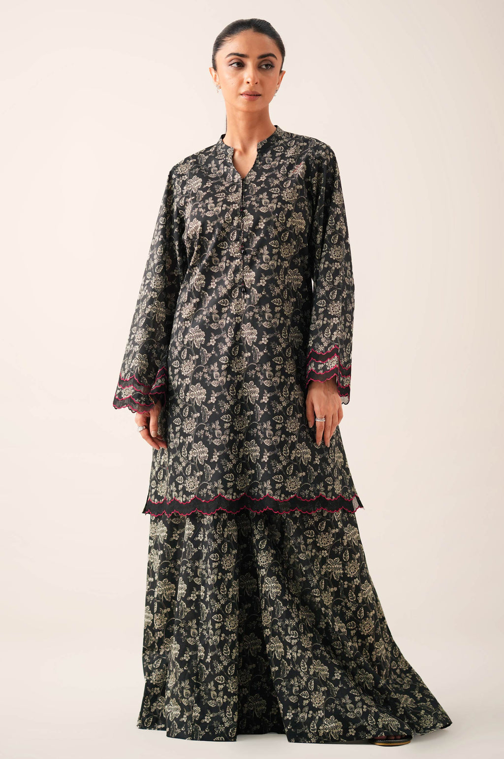 Unstitched 2 Piece Printed Lawn Suit