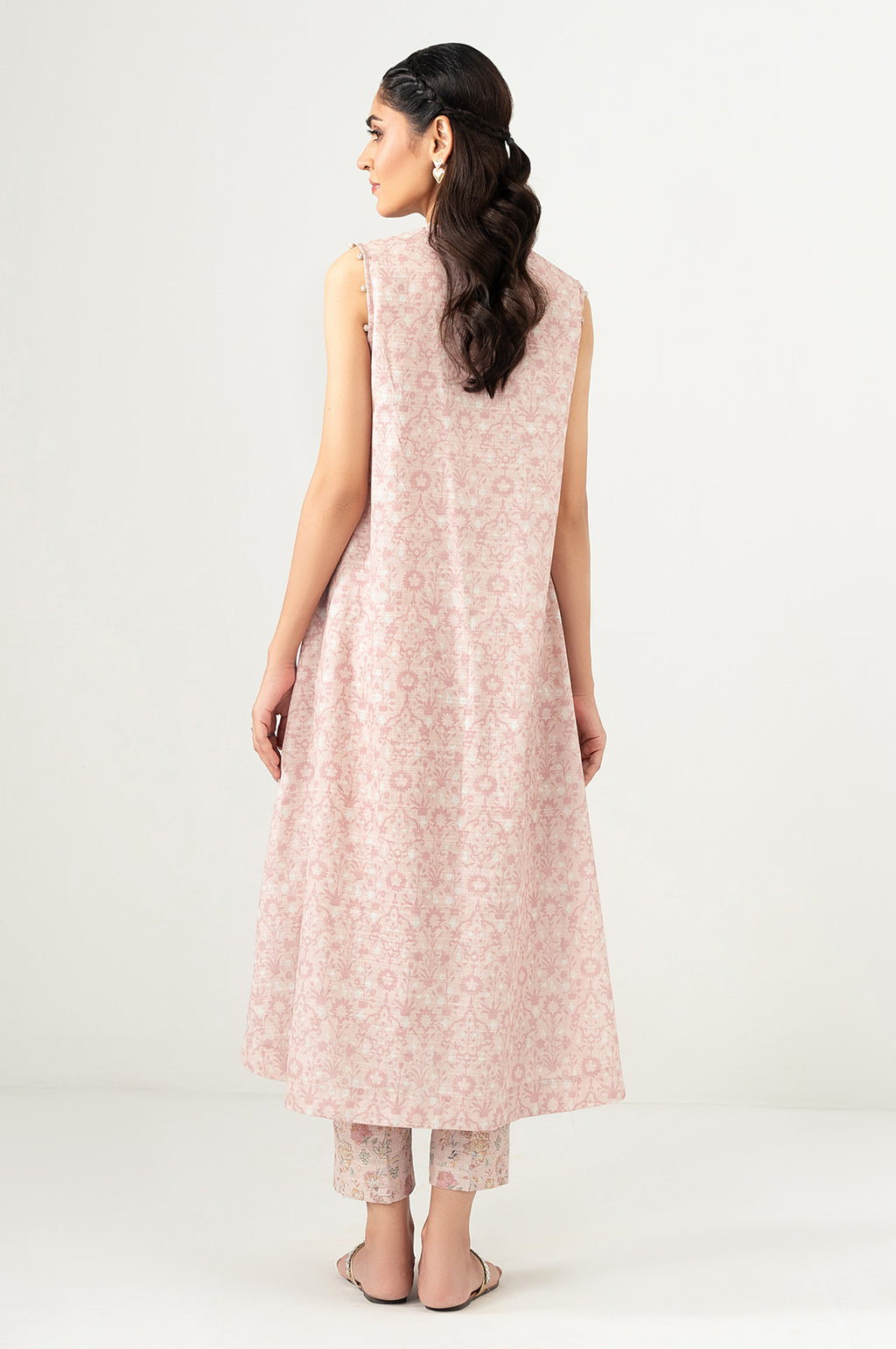 Unstitched 2 Piece Printed Cottel Suit