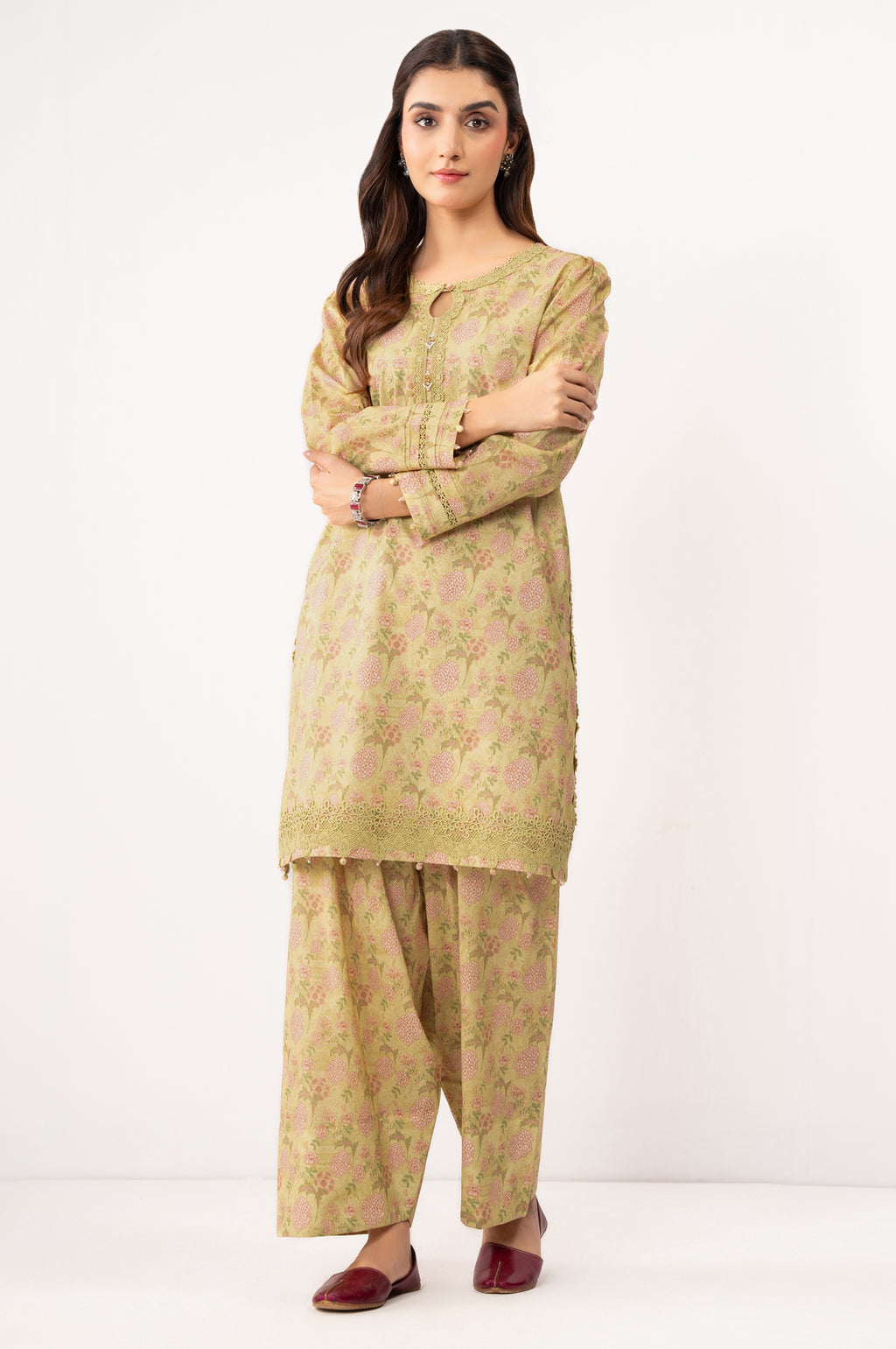 UNSTITCHED PRINTED SUIT