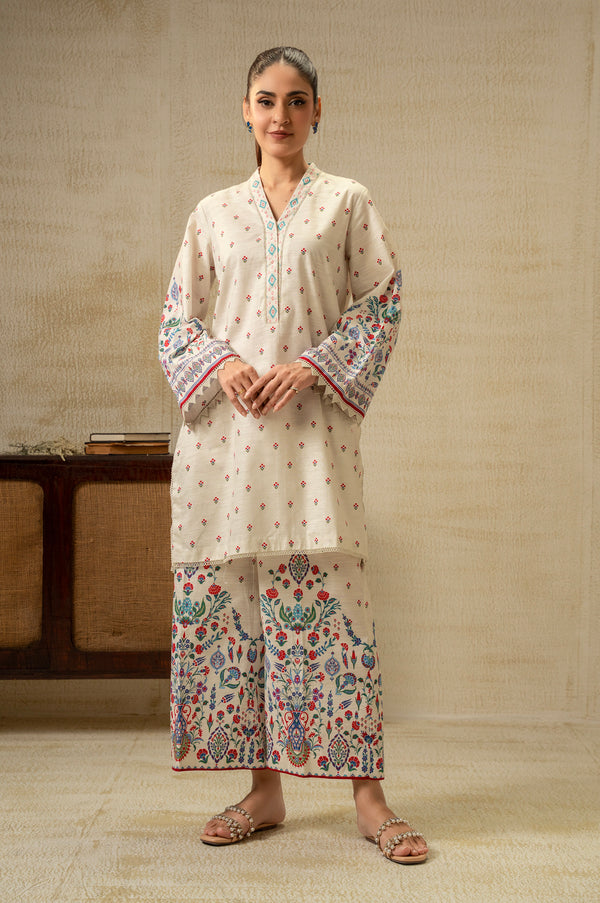 UNSTITCHED PRINTED SHIRT BOTTOM SUIT