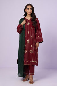 Unstitched 3 Piece Embroidered Mysuri Jacquard Suit