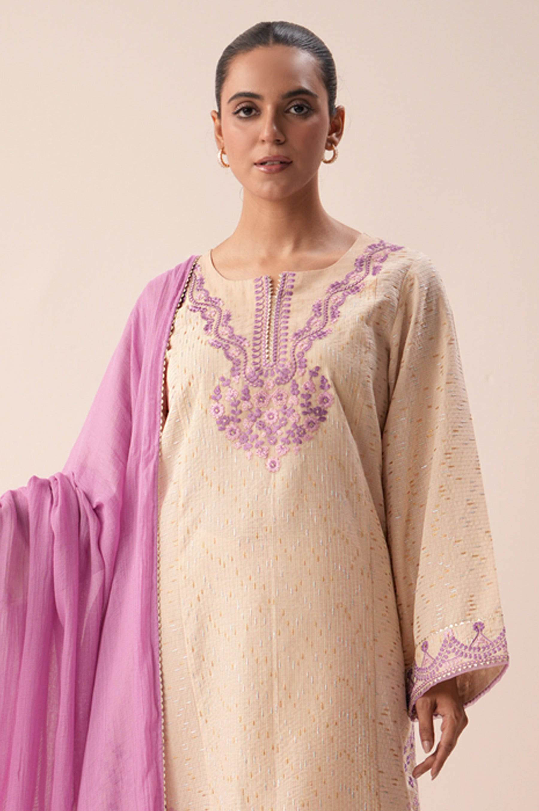 Neps Rfp Unstitched 3 Piece Embroidered Neps Zari Jacquard Suit – Zeenwoman