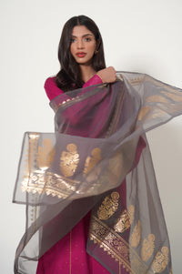 Unstitched 3 Piece Embroidered Lawn Suit