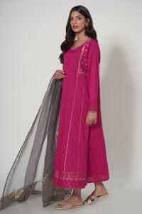 Unstitched 3 Piece Embroidered Lawn Suit