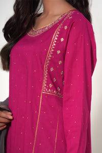 Unstitched 3 Piece Embroidered Lawn Suit