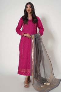 Unstitched 3 Piece Embroidered Lawn Suit