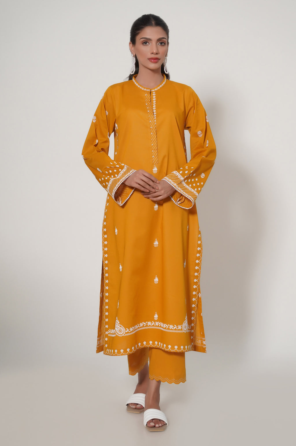 Stitched 3 Piece Puff Printed Lawn Suit
