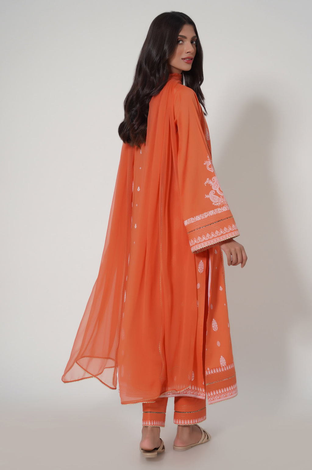 Unstitched 3 Piece Puff Printed Lawn Suit