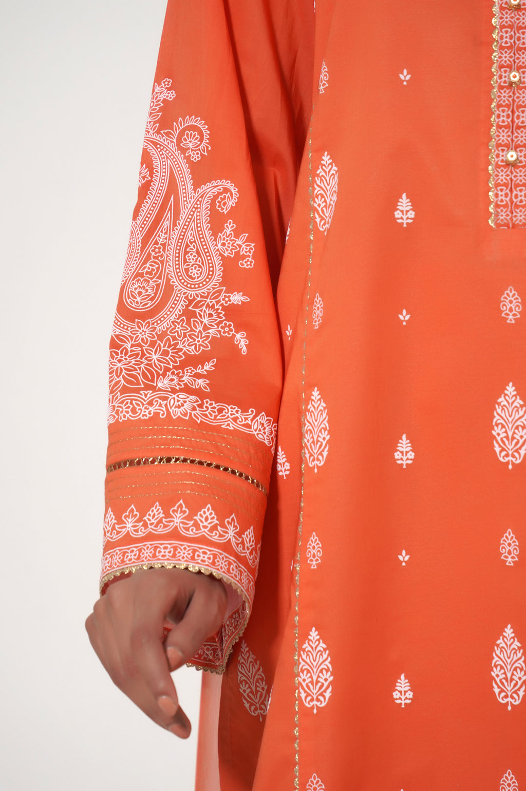 Unstitched 3 Piece Puff Printed Lawn Suit