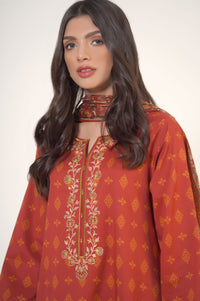Unstitched 3 Piece Printed Lawn Suit