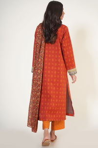 Unstitched 3 Piece Printed Lawn Suit