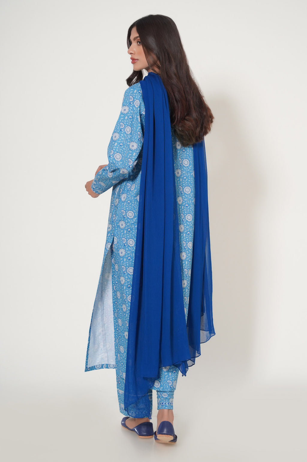 Stitched 3 Piece Printed Lawn
