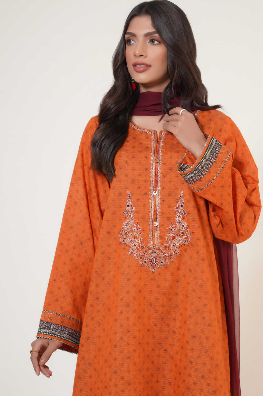 Unstitched 3 Piece Printed Masuri Lawn