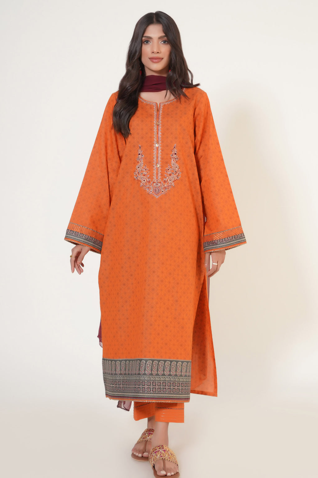Unstitched 3 Piece Printed Masuri Lawn