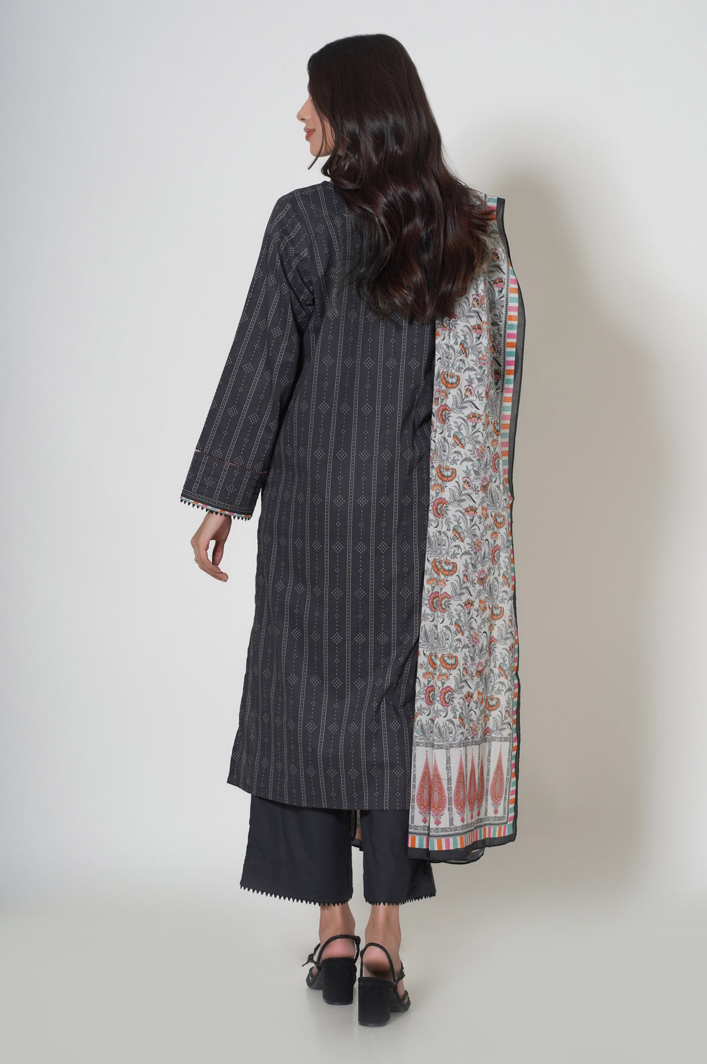 Unstitched 3 Piece Cambric Suit