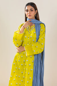 Stitched 3 Piece Printed Lawn Suit