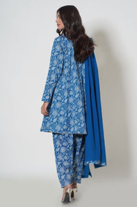 Unstitched 3 Piece Printed Cambric