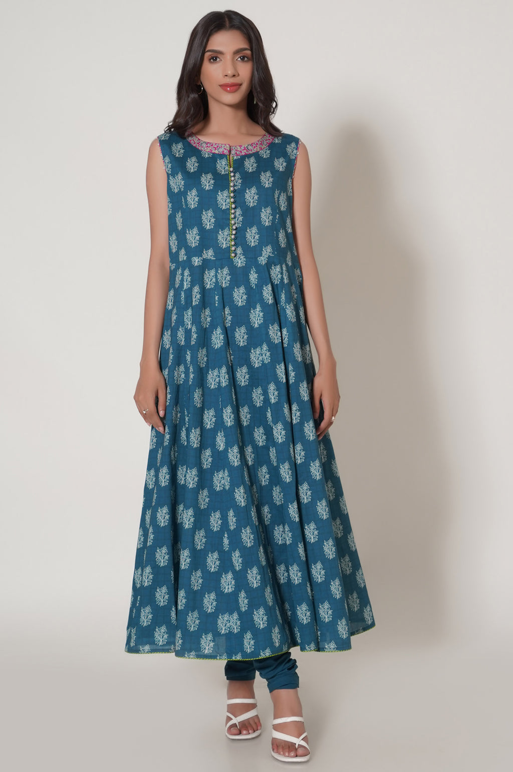 Unstitched 3 Piece Printed Cambric Suit