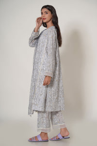 Unstitched 3 Piece Printed Cambric Suit