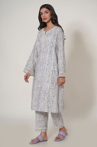 Unstitched 3 Piece Printed Cambric Suit