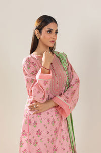 Stitched 3 Piece Embroidered Lawn Suit