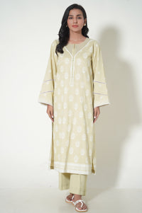Unstitched 3 Piece Paste Printed Cottle Suit