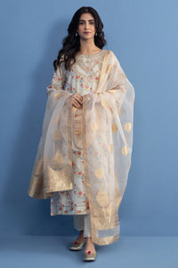 Stitched 3 Piece Printed Khaddar Suit