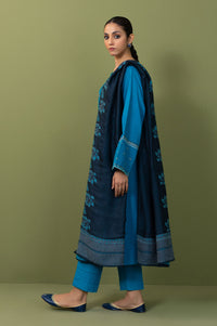 Unstitched 3 Piece Embroidered Neps Khaddar Suit