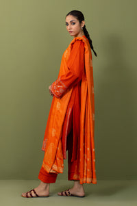 Unstitched 3 Piece Textured Slub Suit